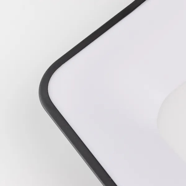 Brilagi - Plafonieră LED dimabilă FALCON II, 80 W, 230 V, 40 x 40 cm, neagră + telecomandă