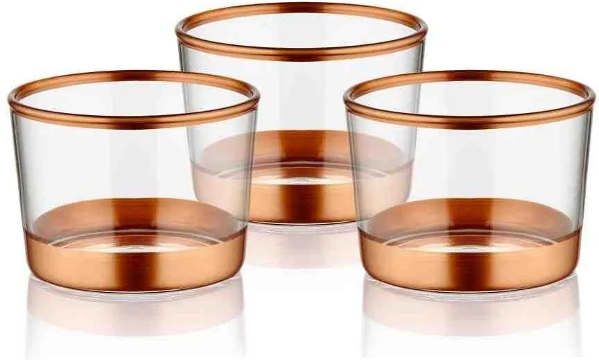 Bol Glam Cupru - 3 Piese