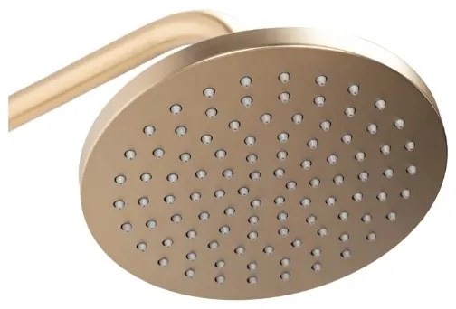 REA-P7051 - Set de duș cu baterie LUIS, auriu periat