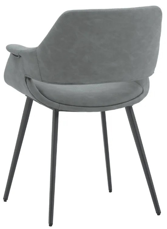 SCAUN TIP FOTOLIU MARINA -IMITATIE DE PIELE - GRI