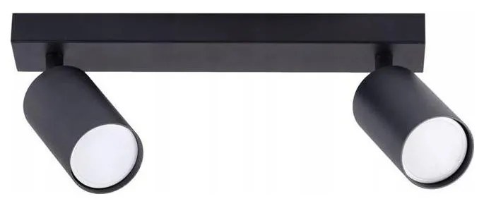 Spot 2xGU10/35W/230V negru