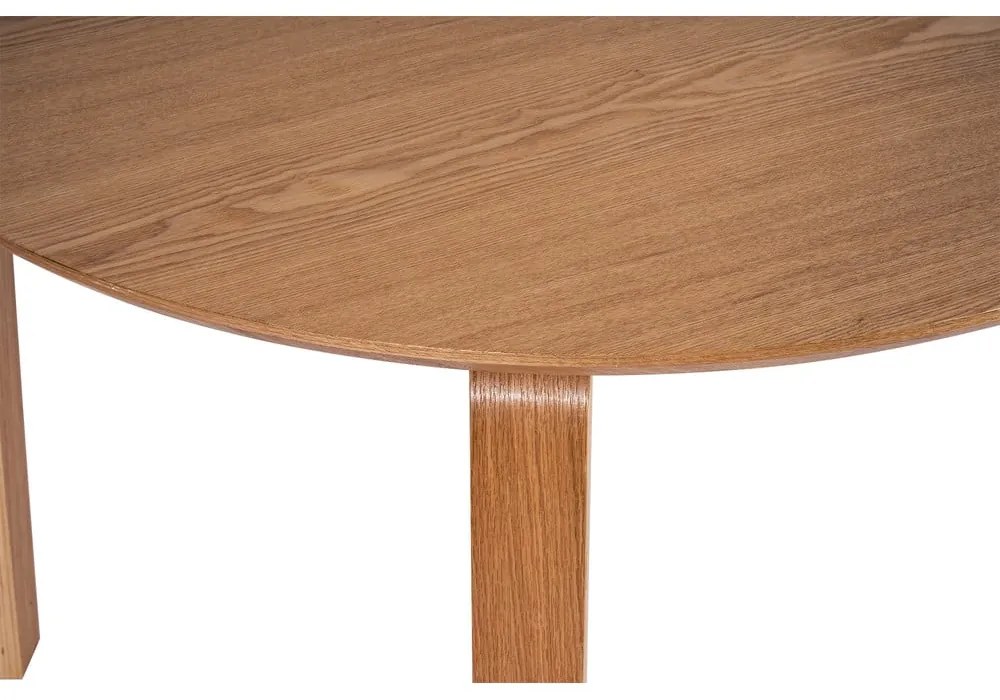 Masă dining cu aspect de stejar ø 110 cm Lana - Bonami Essentials