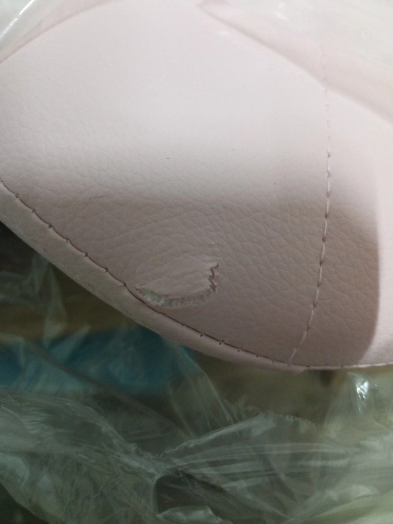 OFERTA Scaun de birou roz AVOLA din piele ecologica de calitatea a II-a