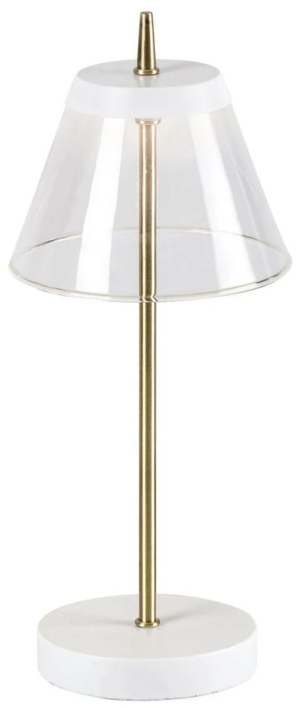Veioza LED din metal finisaj bronz si alb AVIANA 5030 RX