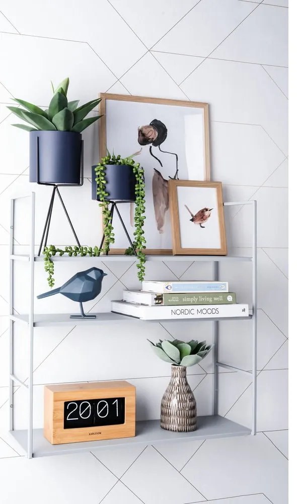 Raft de perete din metal PT LIVING Level, 60 x 60 cm, gri