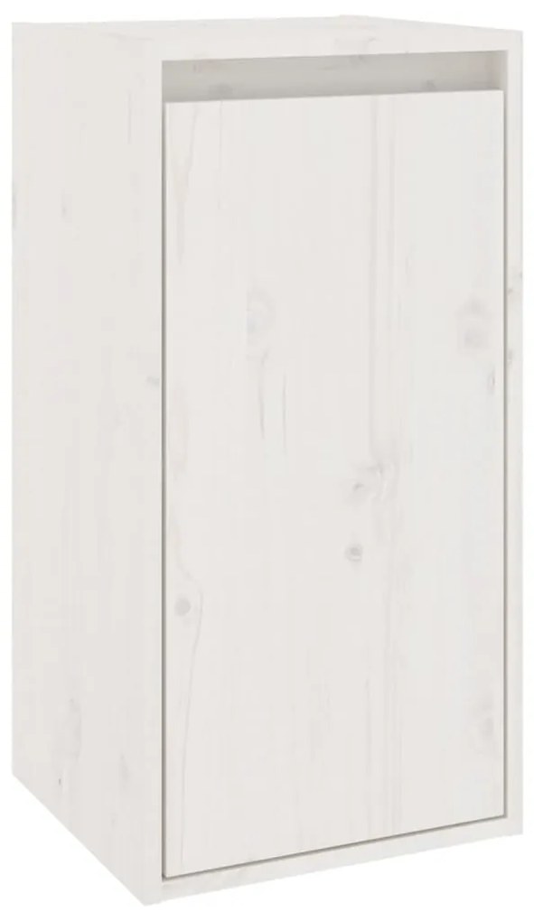 813487 vidaXL Dulap de perete, alb, 30x30x60 cm, lemn masiv de pin