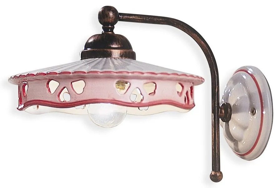 Aplica clasica realizata manual din ceramica ALESSANDRIA