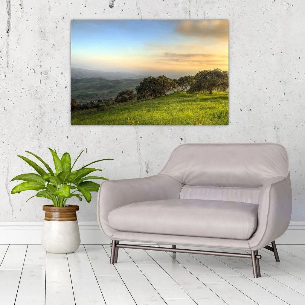 Tablou - Privire de pe deal (90x60 cm)