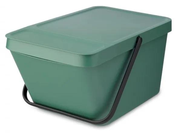 Coș de gunoi pentru colectare separată Brabantia Sort&amp;Go Stackable 20L, Verde Brad 1006309