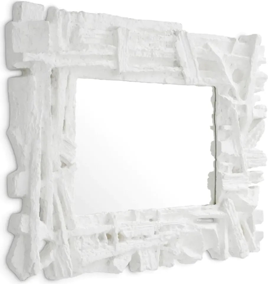 Oglinda decorativa LUX, Fibra de sticla, Alb, Masonic