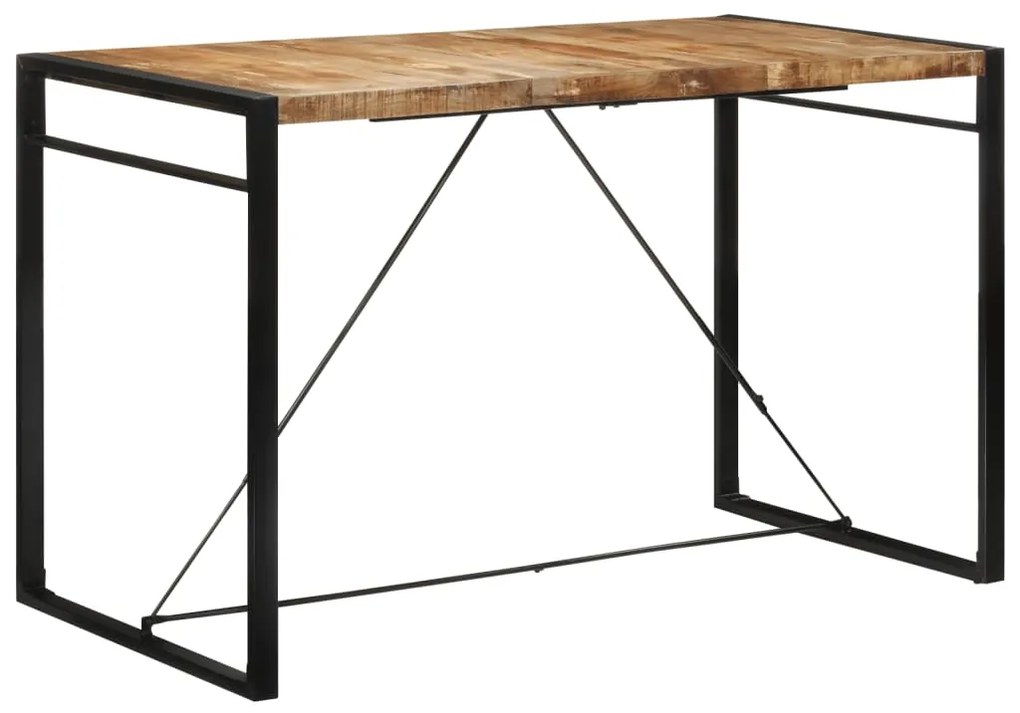 vidaXL Masă de bar, 175x90x110 cm, lemn masiv de mango nefinisat