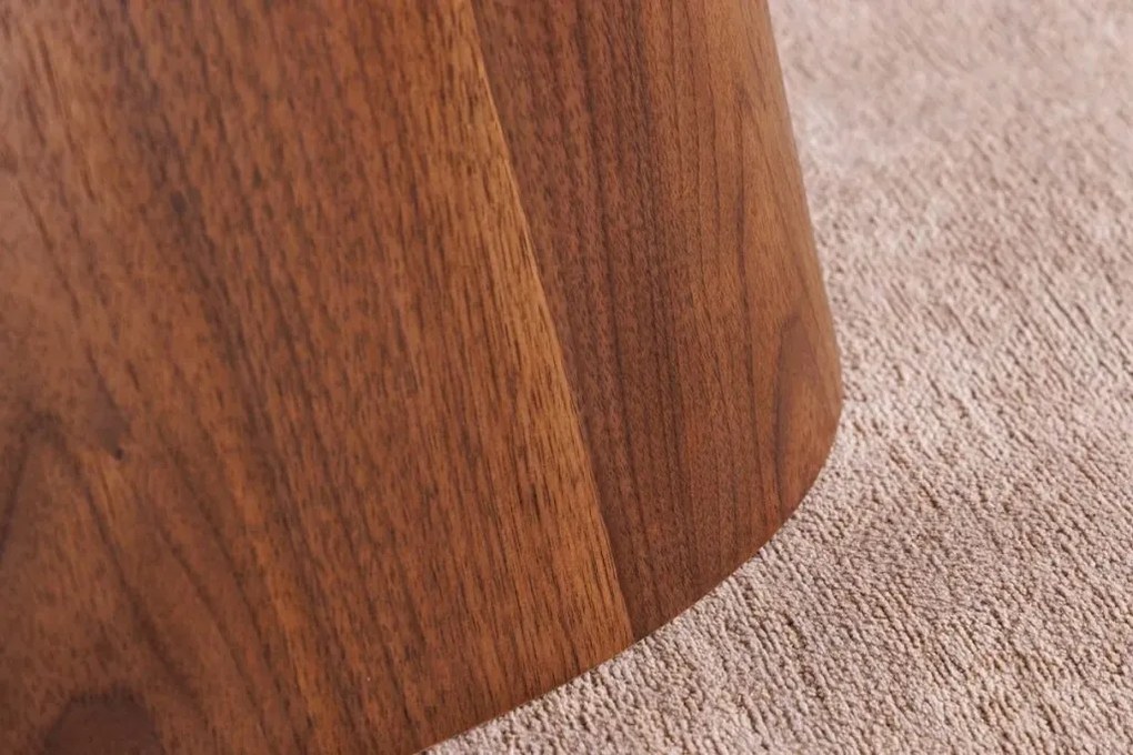 Masa extensibila, Ceramica, Furnir nuc, UNIQUE 160-200cm