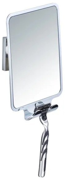 WENKO 22693100 - Oglindă cosmetică VACUUM-LOC QUADRO ED 14 x 19,5 cm, crom lucios