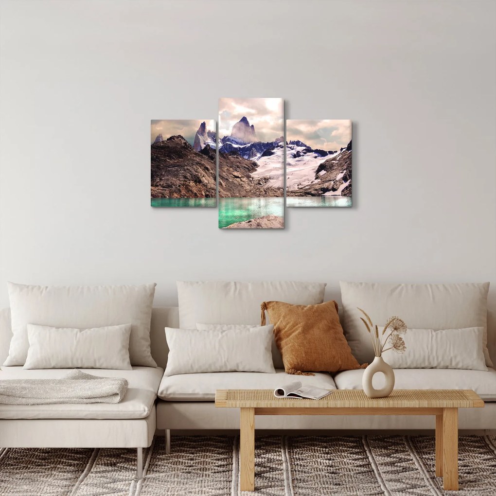 Tablou cu lac montan (90x60 cm)