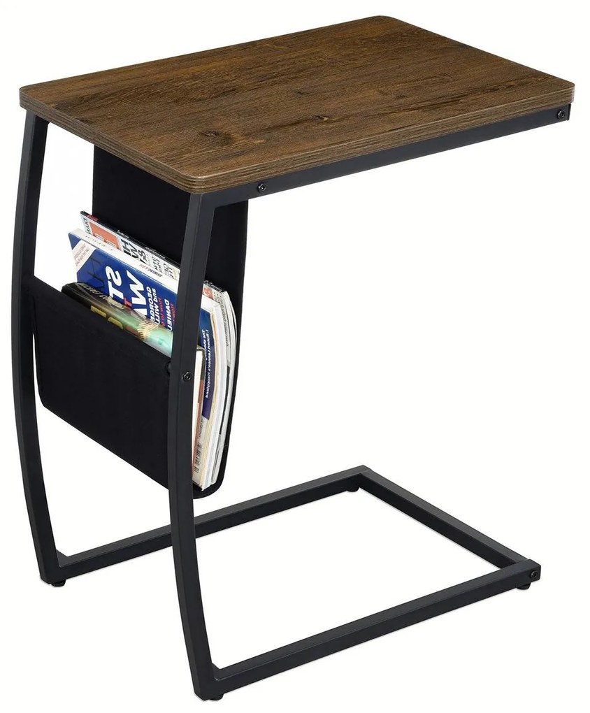 Masuta laterala de cafea, wenge, 50x35x63.5 cm