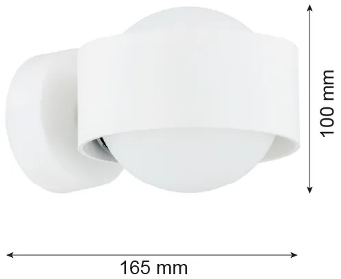 Aplică MASSIMO PLUS 1xG9/6W/230V albă Argon 8057