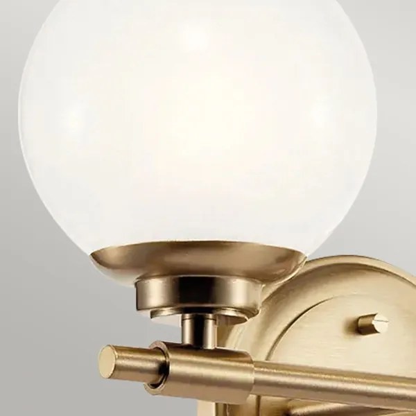 Aplică LED pentru baie Kichler KL-BENNO2-CPZ BENNO 2xG9/3W/230V IP44 alamă