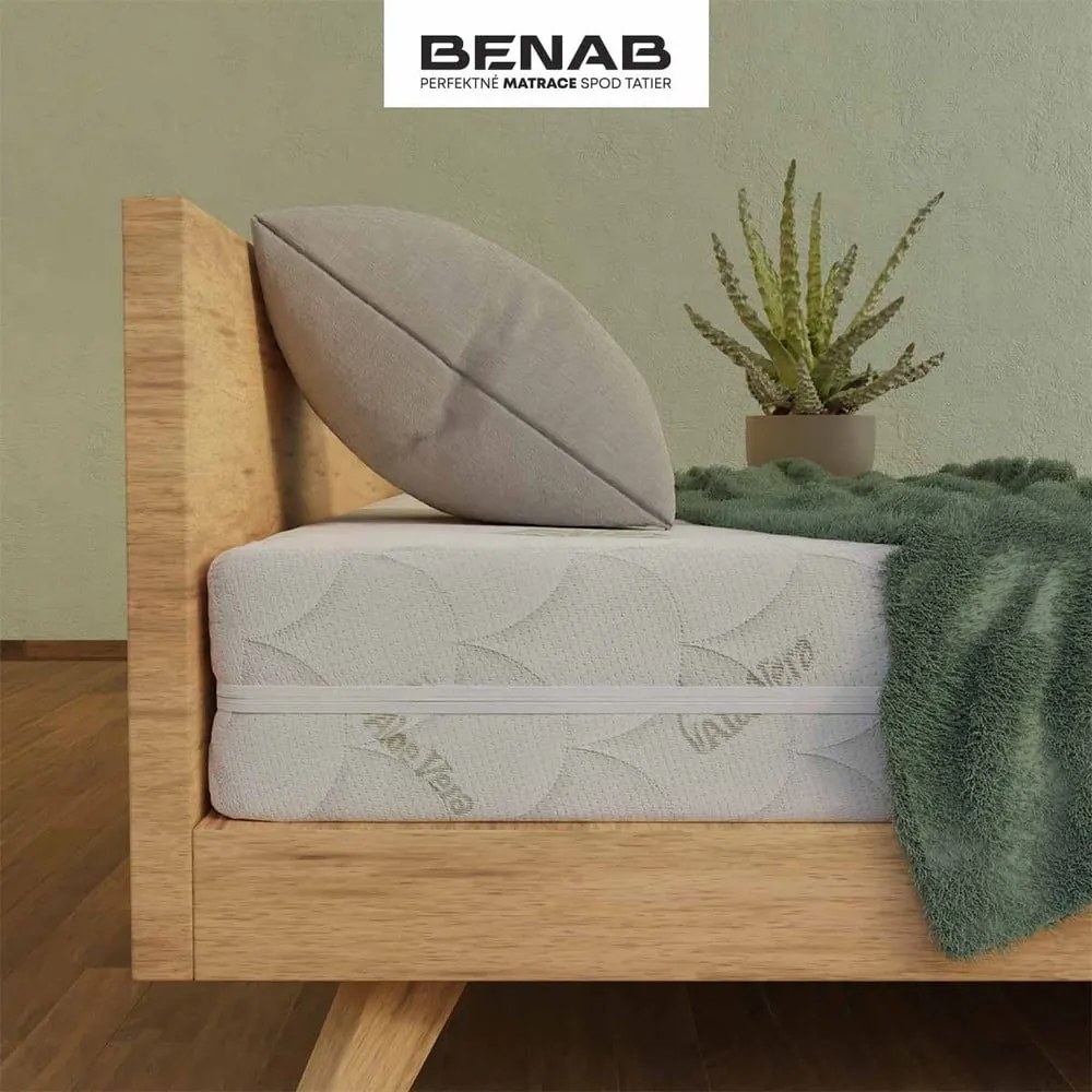 Saltea fermă/mediu-fermă din spumă reversibilă 80x200 cm BonHarmony HR BIO – BENAB