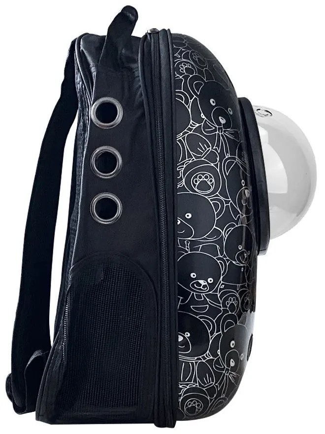 Rucsac pentru transportul animalelor de companie, Urs Negru