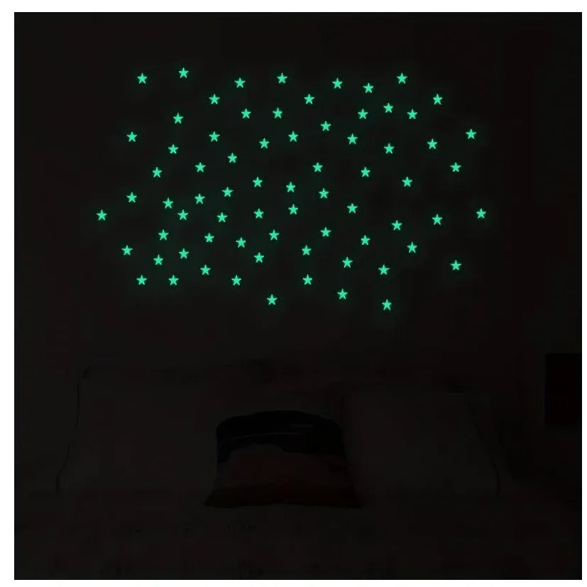 Steluțe luminoase pe perete 100 psc