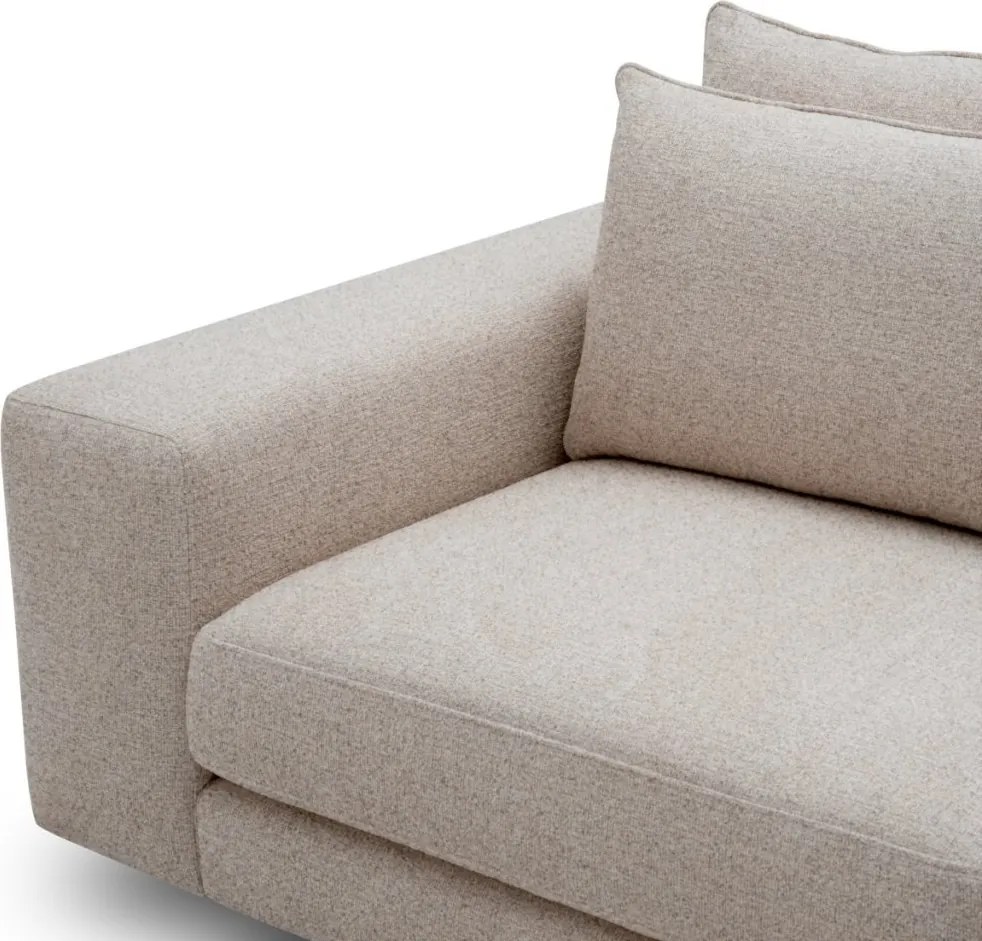 Canapea design LUX Lounge Club L, Nuoro greige