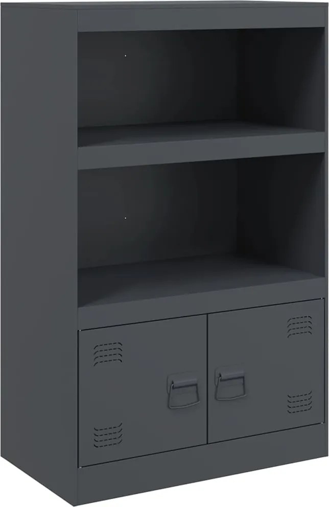 vidaXL Servantă, antracit, 67x39x107 cm, oțel