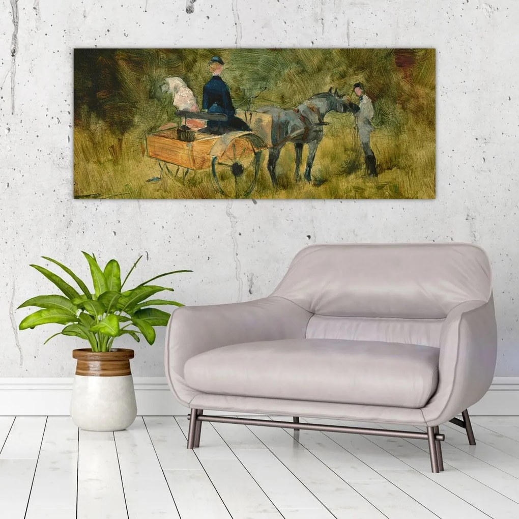 Tablou - Henri de Toulouse-Lautrec, The Trap, reproducere (120x50 cm)