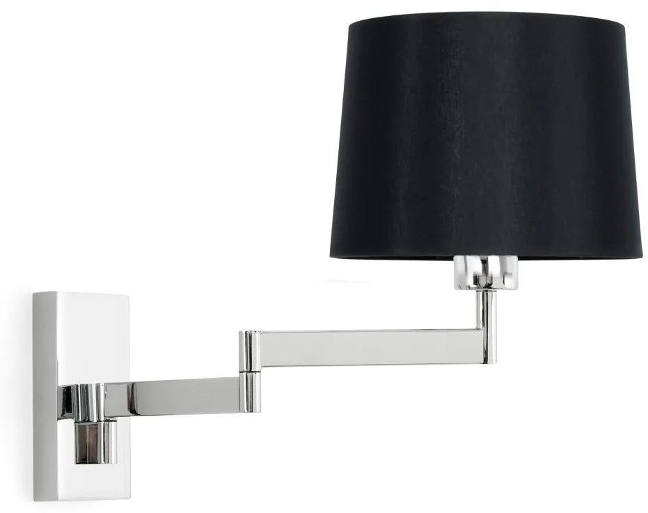 Aplica cu brat articulat design elegant ARTIS crom/negru