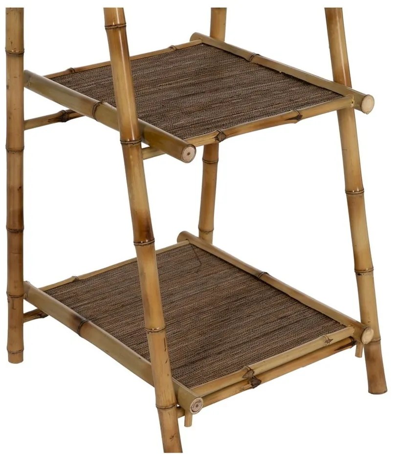 Etajeră în culoare naturală din bambus 48x152x50 cm Manali – Ixia