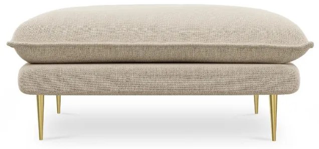 Taburet tapitat Vienna picioare gold – L100 x l80 x h43 cm
