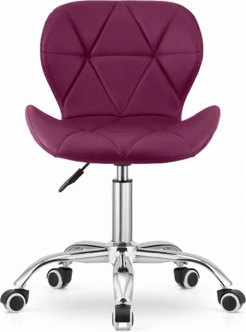 OFERTA Scaun de birou visiniu AVOLA din piele ecologica Clasa a II-a