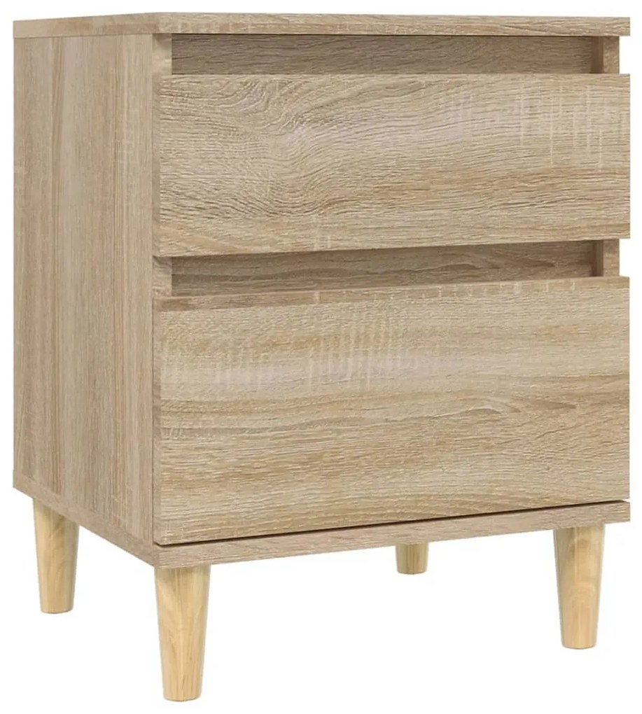 821832 vidaXL Noptiere, stejar sonoma, 40x35x50 cm