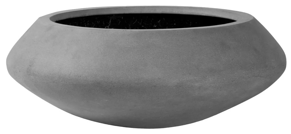 Květináč Tara, barva šedá, více velikostí - PotteryPots Mărime: S - v. 15.5 cm, ⌀ 40 cm