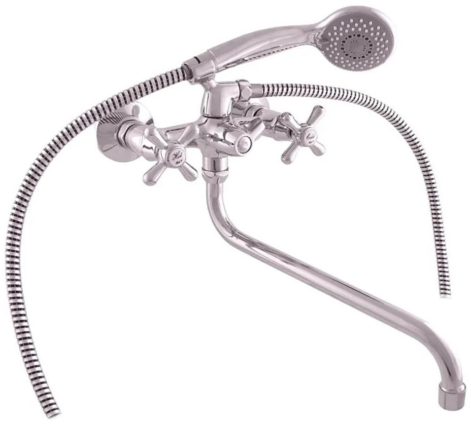 RAV Slezák MK153.5/1 - Set pentru cadă cu baterie MORAVA, crom lucios