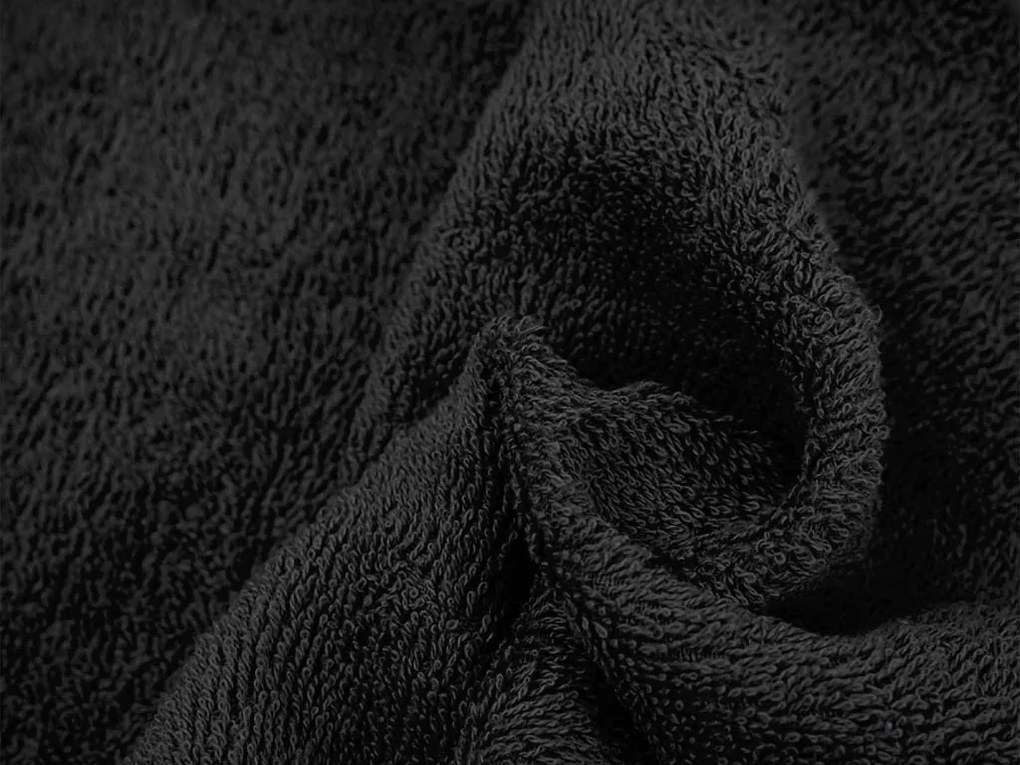 Prosop NORIELLE 50x90 cm negru, 100% bumbac