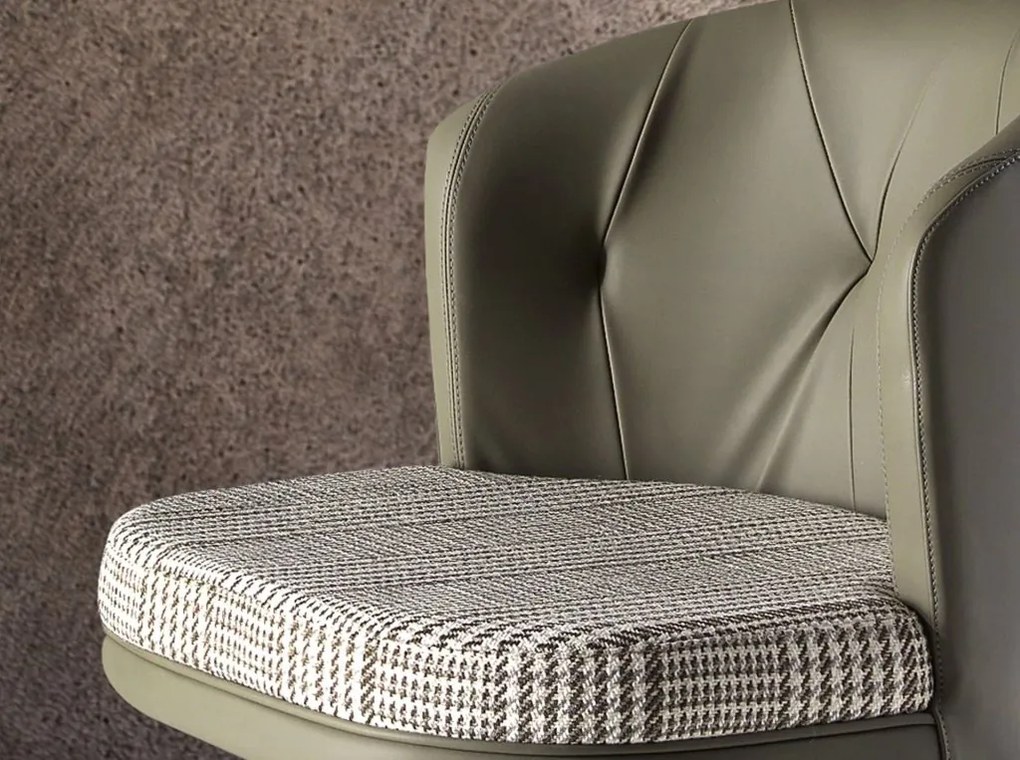 Scaun de bar pivotant cu inaltime reglabila Stool verde inchis