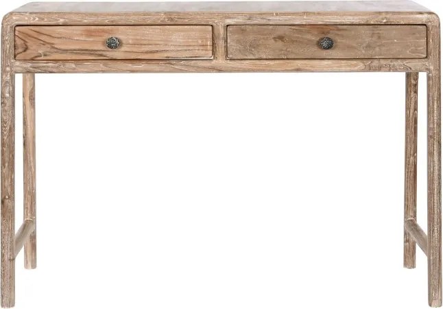 Set 3 console din lemn de tec reciclat, finisaj natural, „Origin”