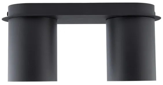 Plafonieră CREEP 2xGU10/25W/230V negru