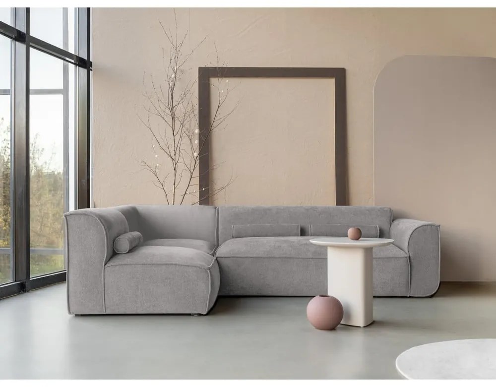 Colțar gri deschis (cu colț pe partea stângă ) Flex Felix – Miuform