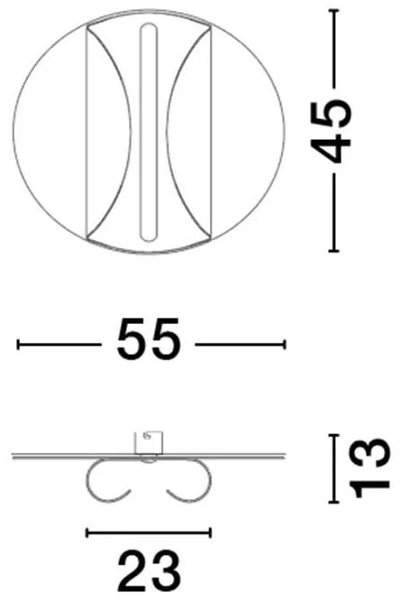 Plafoniera LED design deosebit Valentin