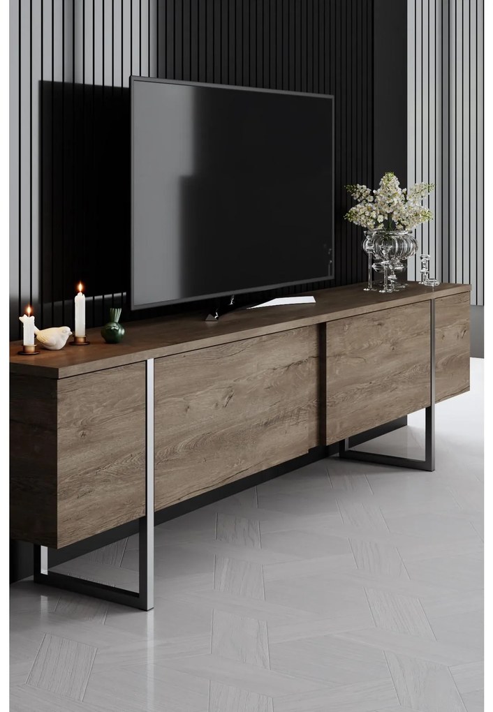 Mobilier living Luna set (Nuc + Argintiu) . 1102326