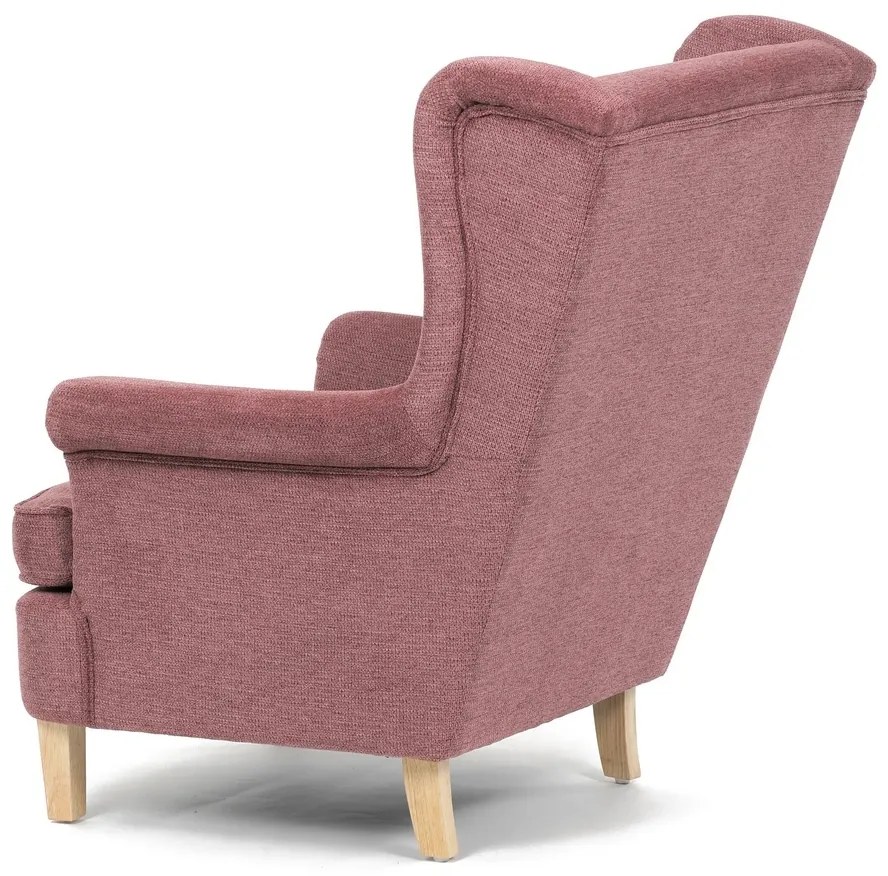 Fotoliu cu spătar înalt PINK2, roz