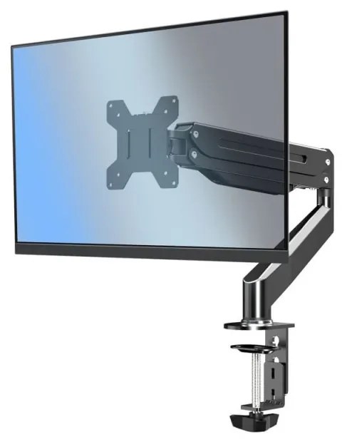 Suport monitor Esperanza ERW019, 17"-27", Pentru 1 monitor, Mecanism cu arc, VESA 75/100 mm, Pana la 6 kg, Negru