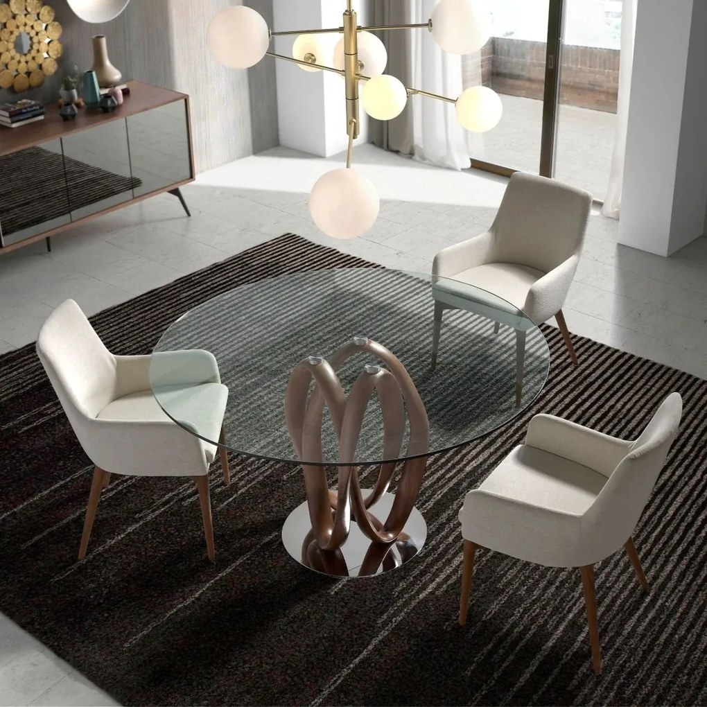 Masa dining design deosebit Ben, 130cm AC-DT801-130