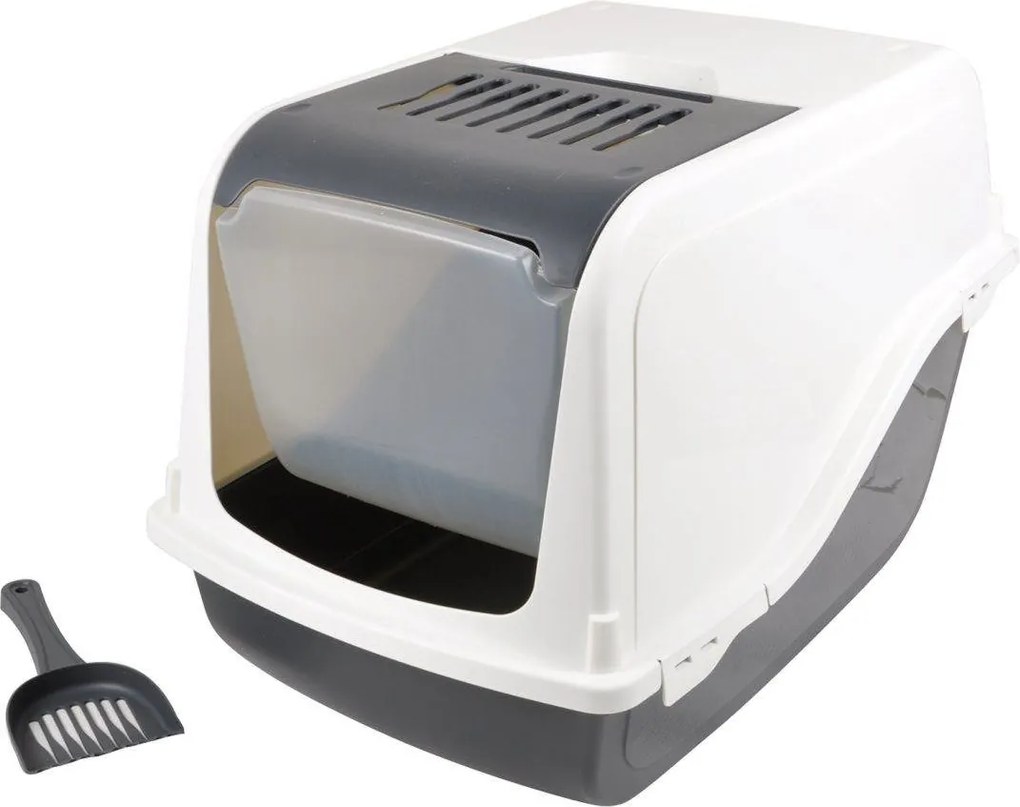 Letiera pentru pisici cu spatula, 53 x 36 x 42 cm