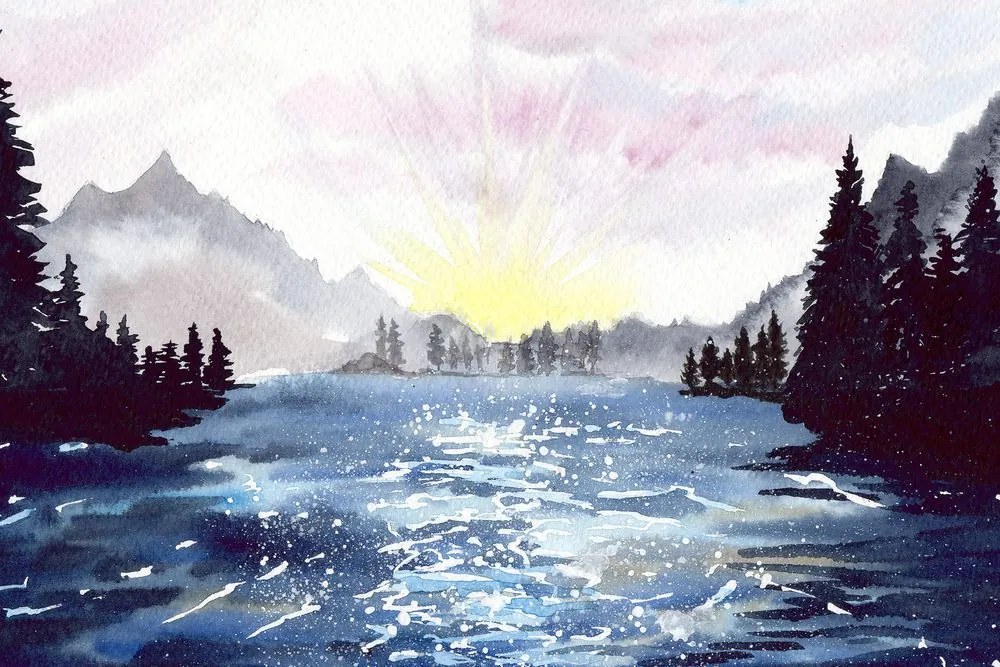 Tablou peisajul pictat