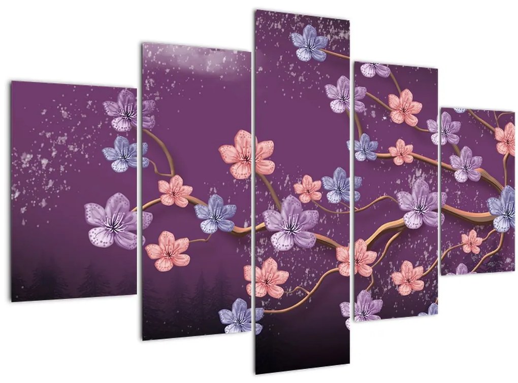 Tablou - Amurg de primăvară (150x105 cm)