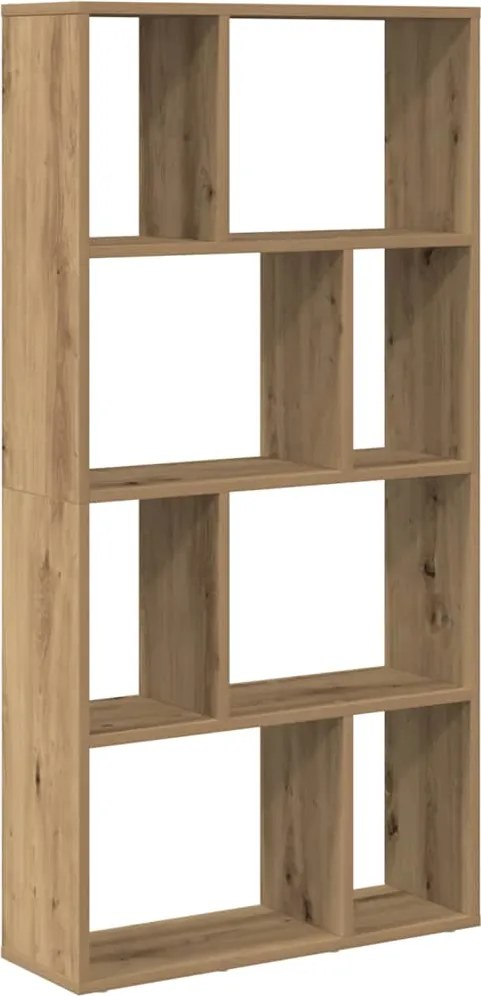vidaXL Bibliotecă, stejar artizanal, 60x20x120,5 cm, lemn prelucrat