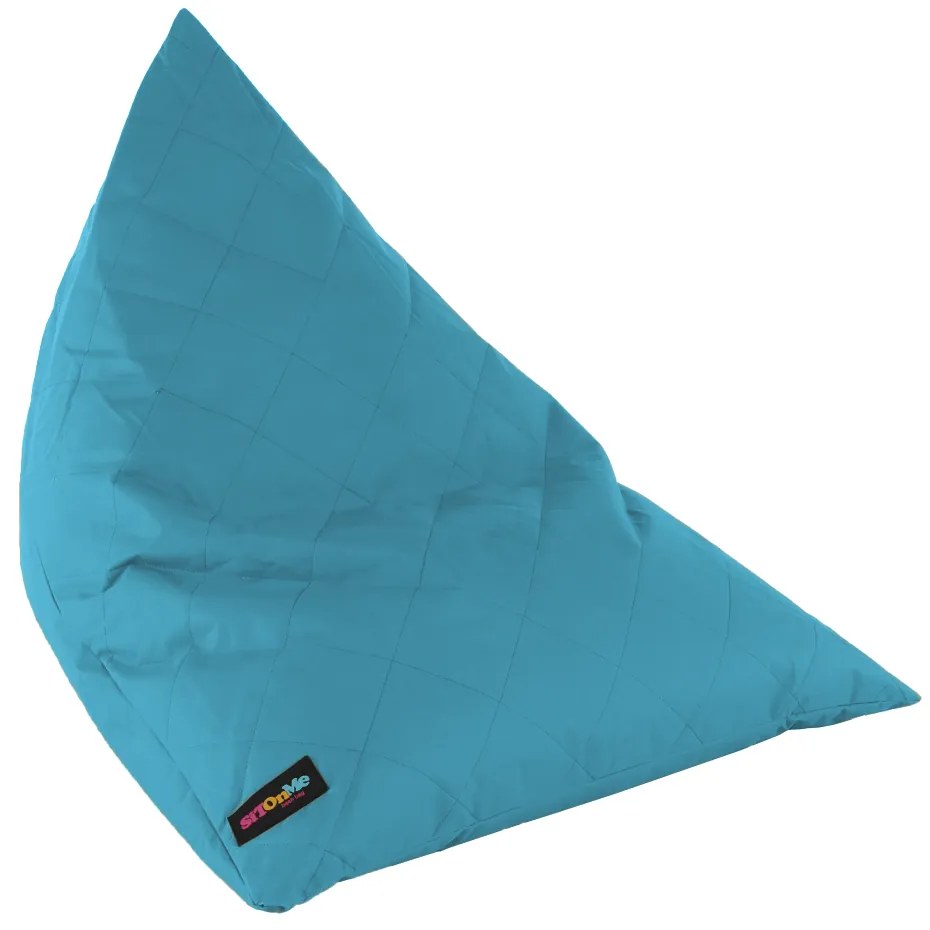 Fotoliu tip sac, material textil turcoaz, VETOK