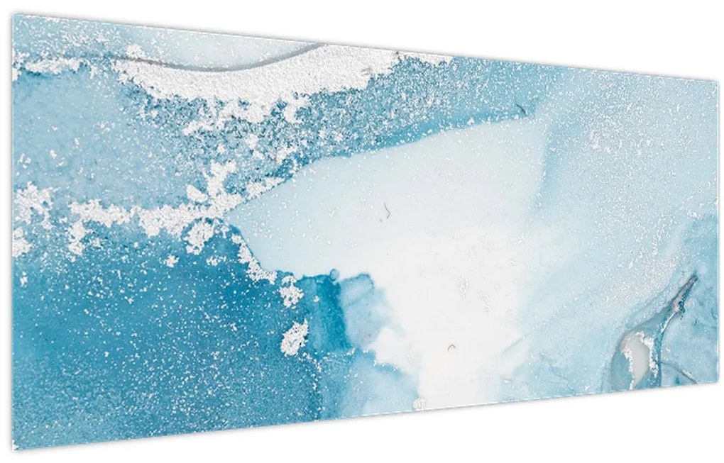 Tablou - Decor albastru (120x50 cm)